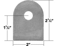 Weld On Flat Tab 9/16 Inch Hole Trail Gear