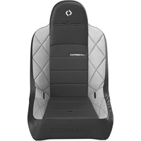 Corbeau Baja JP Wide Front Seat Black Vinyl/Grey Vinyl