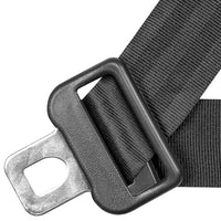 Retractable 3 Point Seat Belt Black