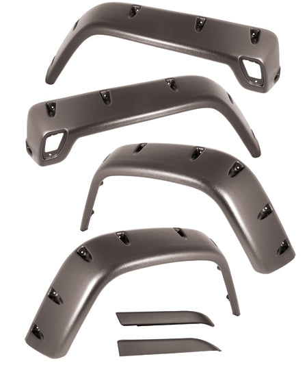 All-Terrain Fender Flares Fits Jeep TJ 97-06 - Set of 4 - Black