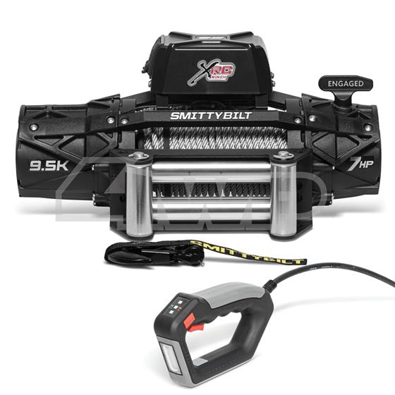 Smittybilt Gen3 9.5K XRC Winch w/ Steel Cable & Wired Controller