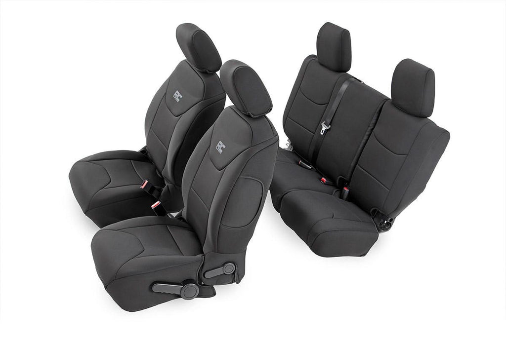 JK Front & Rear Seat Covers - With RC Logo