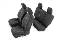 JK Front & Rear Seat Covers - With RC Logo