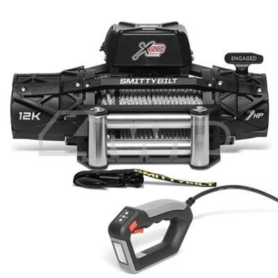 Smittybilt Gen3 XRC 12k Winch w/ Wired Remote & Steel Cable