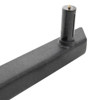 SRC Classic Rear Bumper 87-06 Wrangler CJ/TJ/YJ/LJ W/Hitch And Tire Carrier Black Textured Smittybilt