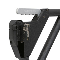 Jeep Tubular Doors Rear 07-18 Jeep JK Wrangler 4 Door Steel Black Powdercoat Smittybilt