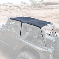 Extended Soft Top 07-09 Wrangler JK 2 DR Black Diamond Smittybilt